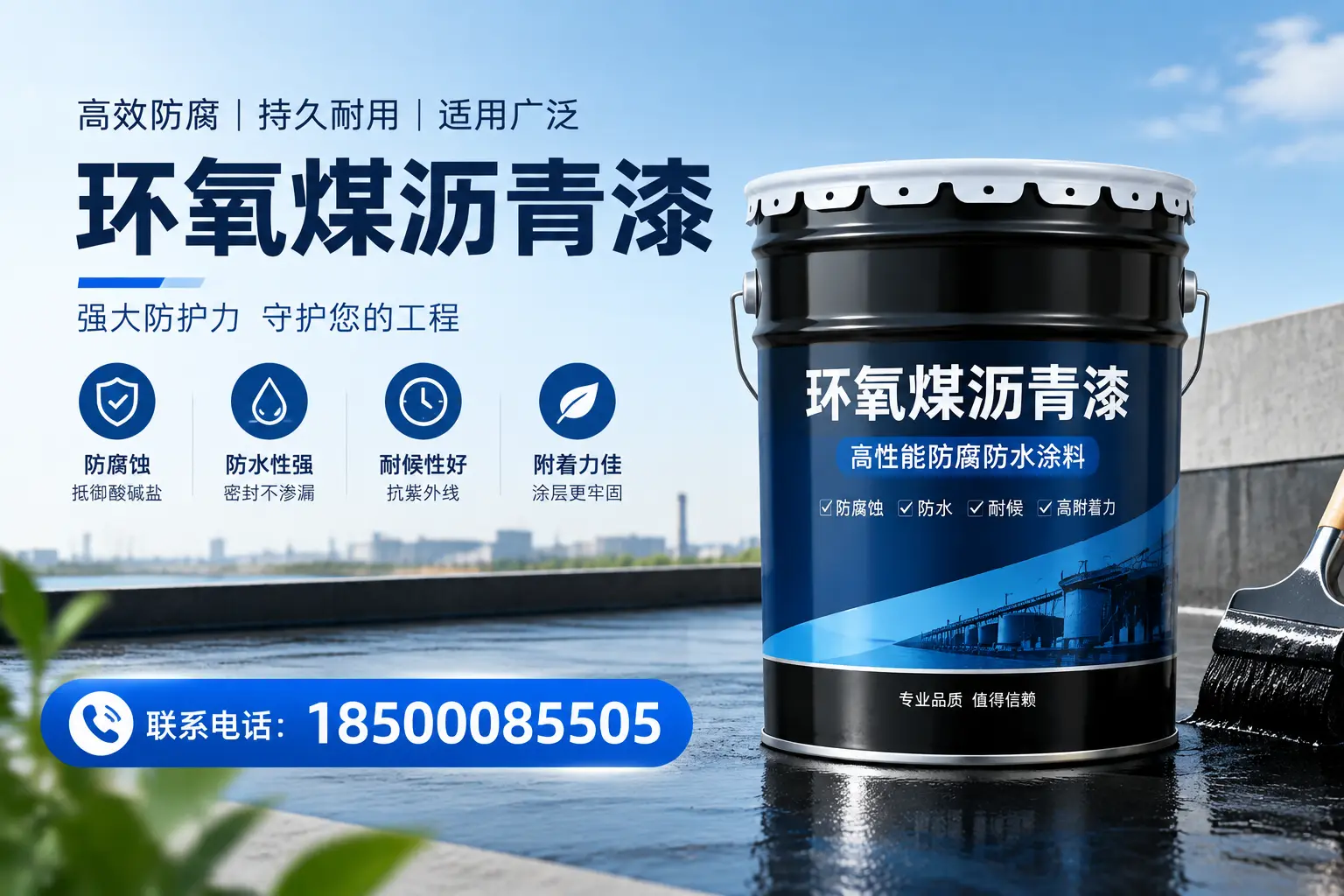 环氧煤沥青漆的施工方法详解,助力五家渠企业高效完成项目